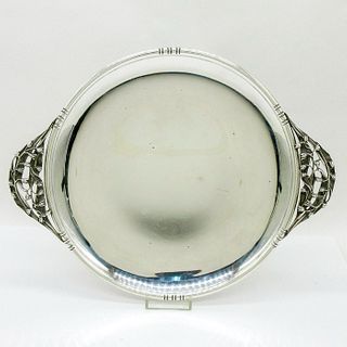 William Lawrence deMatteo Sterling Silver Blossom Tray Platter