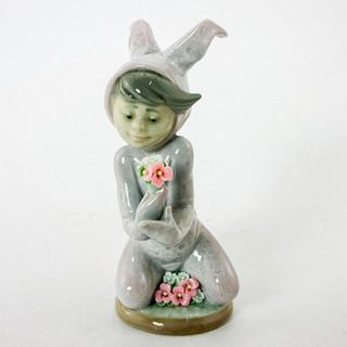 Boy & His Bunny 1001507 - Lladro Porcelain Figurine