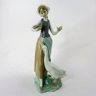 Girl with Duck 1001052 - Lladro Porcelain Figurine