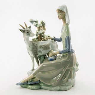 Girl with Goat 1004570 - Lladro Porcelain Figurine