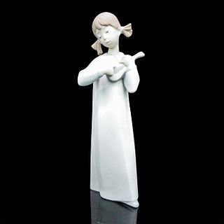 Girl with Guitar 1014871 - Lladro Porcelain Figurine