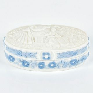 Oval Box 1015267 - Lladro Porcelain - Decorated