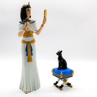 3pc Lenox Cleopatra Porcelain Figurine Legendary Princess