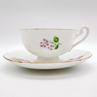 2pc Shelley England Cup and Saucer, Wild Flowers
