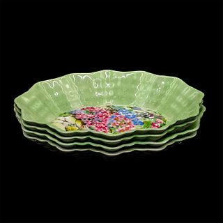 4pc Shelley England Shell Sweets Dishes, Rock Garden