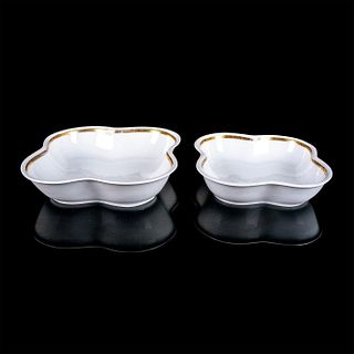 Pair of Vintage Freiberg Germany Porcelain Serving Bowls