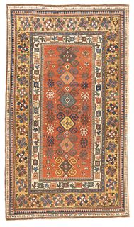 Antique Kazak Rug, 5'1" x 8'10" (1.55 x 2.69 M)