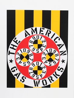 Robert Indiana, The American Gas Works from the American Dream Portfolio, Screenprint