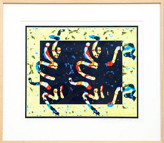 John Waters, Visual Chemistry - Dancing Worms, Digital Print