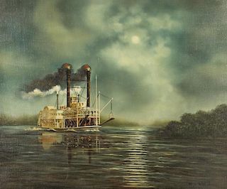 Paragut Steam Boat Painting (20th c.)
