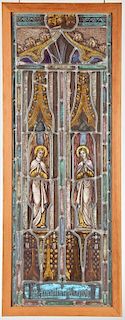 Antique Architectural Stained Glass Window