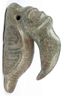 Taino Big Beak Bird Pendant (1000-1500 CE)