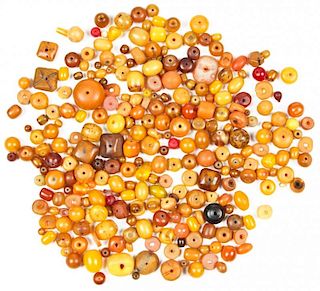 Mixed Group of Amber and Resin Beads