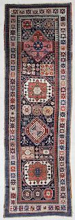 Antique Kazak Rug: 3'8" x 11'8" (112 x 356 cm)