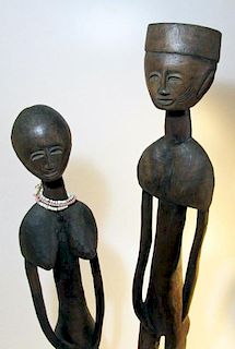 Very Old Tiv Male & Female Ancestors, Nigeria
