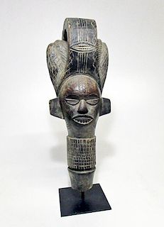 A Kuyu Marionette Head, Congo