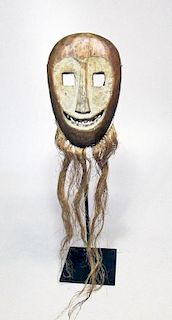 Old Lega Bwami Society Mask, Congo