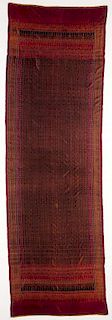 Thai Silk Ikat Panel: 38" x 121" (97 x 307 cm)
