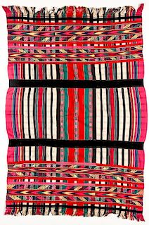 Antique Finely Woven Guatemalan Shawl