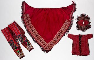 4 Old Central Asian/Middle Eastern Textiles