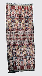Handspun Sumba Hinggi Ikat: 101" x 42" (257 x 107 cm)