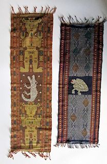Two Supplementary Sumba Ikat panels
