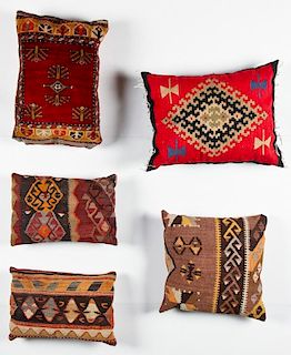5 Turkish Kilim Pillows