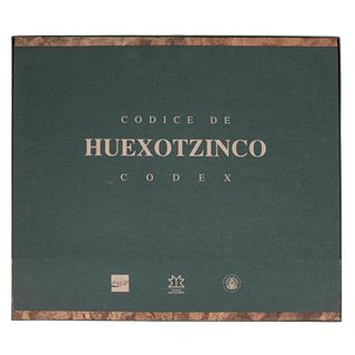 Hébert, John R. - Loste, Barbara M. Códice de Huexotzinco. México: 1995. Caja carpeta con texto y ocho láminas coloreadas.