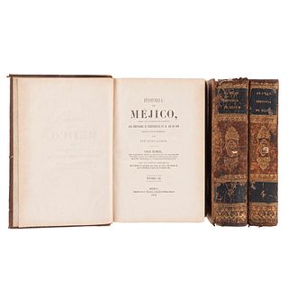 Alamán, Lucas. Historia de Méjico. Desde 1808 hasta la época presente. México: 1850 - 1852, Tomos II, IV y V.