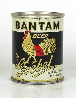 1953 Bantam Beer 8oz  Can 241-17.1 Detroit, Michigan