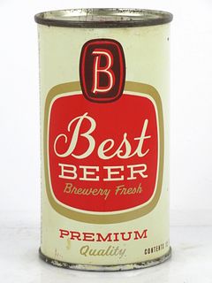 1957 Best Beer 12oz Flat Top Can 36-25.1 Chicago, Illinois