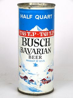 1955 Busch Bavarian Beer 16oz One Pint Tab Top Can T145-26 Tampa, Florida