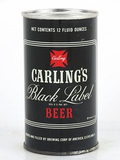1952 Carling Black Label Beer 12oz Flat Top Can 38-12.2 Cleveland, Ohio