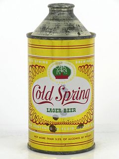 1952 Cold Spring Lager Beer 12oz Cone Top Can 157-32 Cold Spring, Minnesota