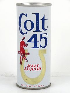 1969 Colt 45 Malt Liquor (NB-309B) 16oz One Pint Tab Top Can T147-31 Detroit, Michigan
