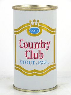 1960 Country Stout Club Malt Liquor 12oz Flat Top Can 52-05 St. Joseph, Missouri