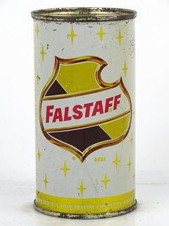 1958 Falstaff Beer 11oz Flat Top Can 61-33.1 San Jose, California