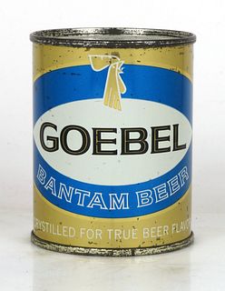 1958 Goebel Bantam Beer 8oz Can 241-24 Detroit, Michigan