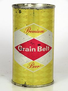 1961 Grain Belt Premium Beer 12oz Flat Top Can 74-01.1 Minneapolis, Minnesota