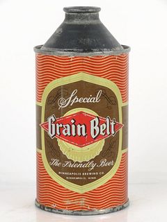 1950 Grain Belt Special Beer 12oz Cone Top Can 167-18 Minneapolis, Minnesota