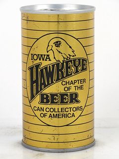 1975 Iowa Hawkeye Beer 12oz Flat Top Can T208-30 Saint Louis, Missouri