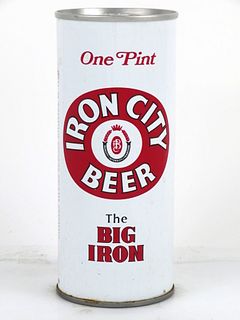 1973 Iron City Beer 16oz One Pint Tab Top Can T153-21 Pittsburgh, Pennsylvania