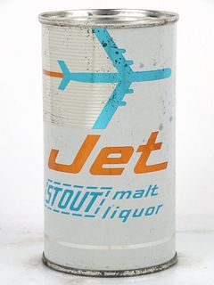 1960 Jet Stout Malt Liquor 12oz Flat Top Can 86-34 Chicago, Illinois