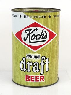 1968 Koch's Genuine Draft Beer (tall) 164oz One Gallon Gallon Can 245-09 Dunkirk, New York
