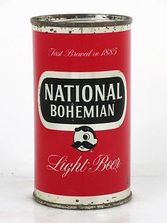 1957 National Bohemian Beer 12oz Flat Top Can 102-25 Detroit, Michigan