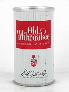 1962 Old Milwaukee Beer 12oz Flat Top Can 107-31 Milwaukee, Wisconsin