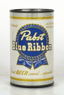1954 Pabst Blue Ribbon Beer Mini Can Milwaukee, Wisconsin