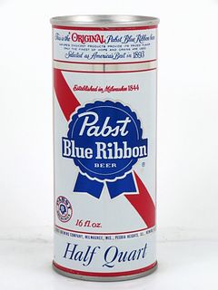 1969 Pabst Blue Ribbon Beer 16oz One Pint Tab Top Can Milwaukee, Wisconsin