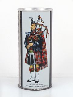 1969 Piper Export Ale "Pipe Major Of The Lowland Brigades" 15½oz Tab Top Can Glasgow, Glasgow City