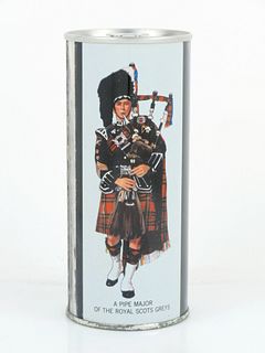 1969 Piper Export Ale "Pipe Major Royal Scots Greys" 15½oz Tab Top Can Glasgow, Glasgow City